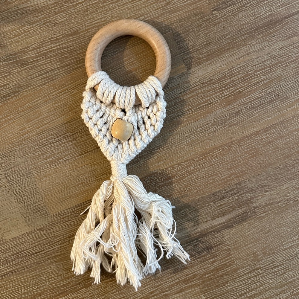 Finn + Emma | Boho Teething Charm Ring